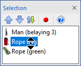Selection pane dragging