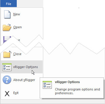 Options dialog