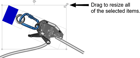 Sizing multiple items