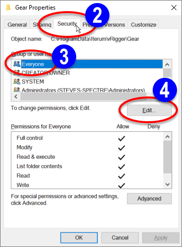 Everyone Permissions